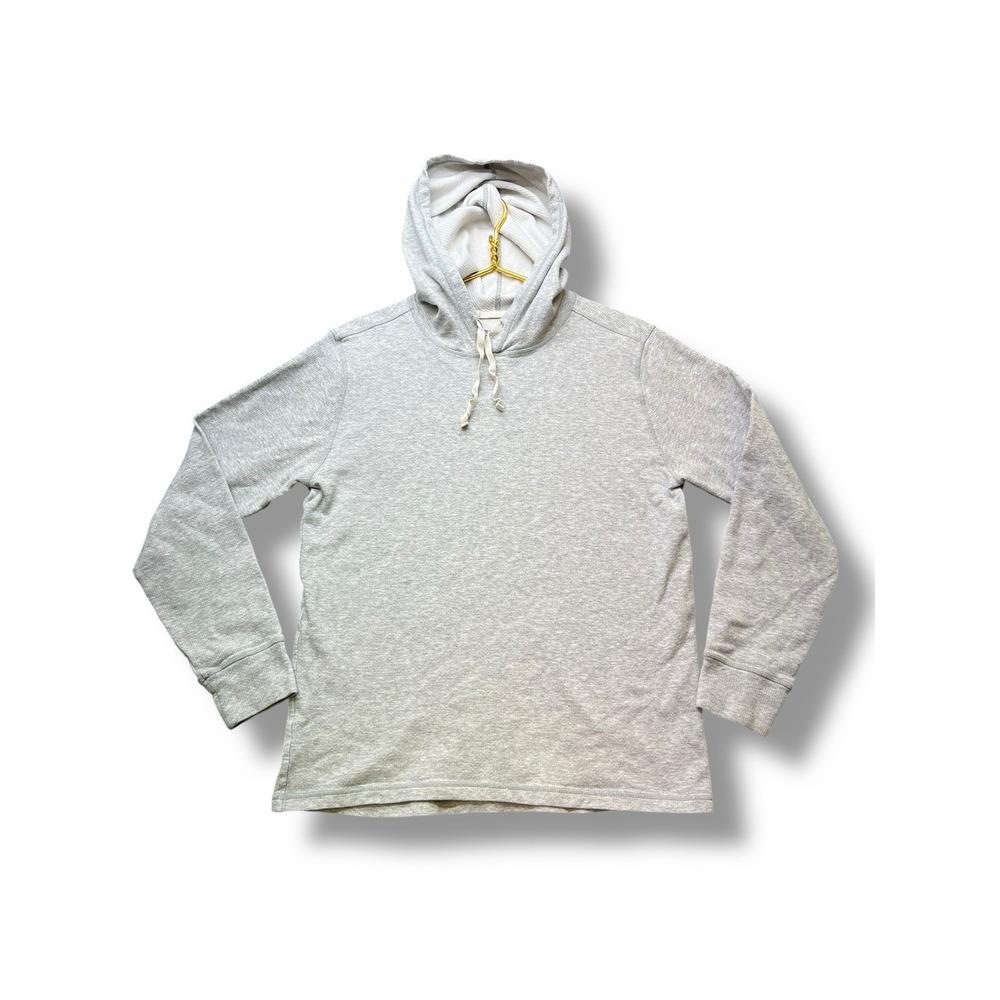 REI Co-op Men Hoodie M Gray Lightweight Performance Long Sleeve Outdoor Pullover